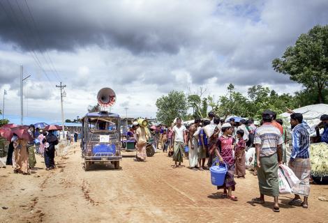 Cox's Bazar Rohingya refugee camp, Bangladesh 